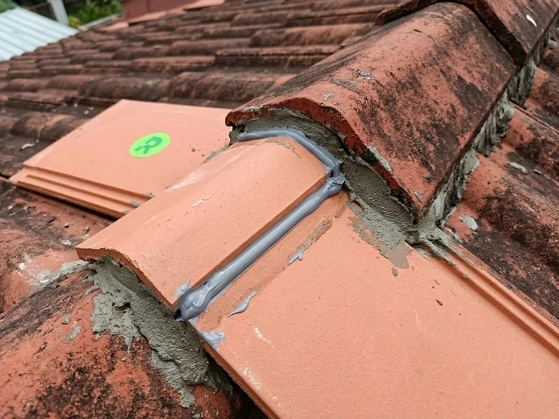 Roof Leaking Repair example