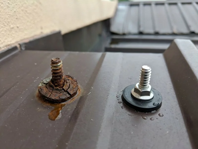 Metal Roof Repair example