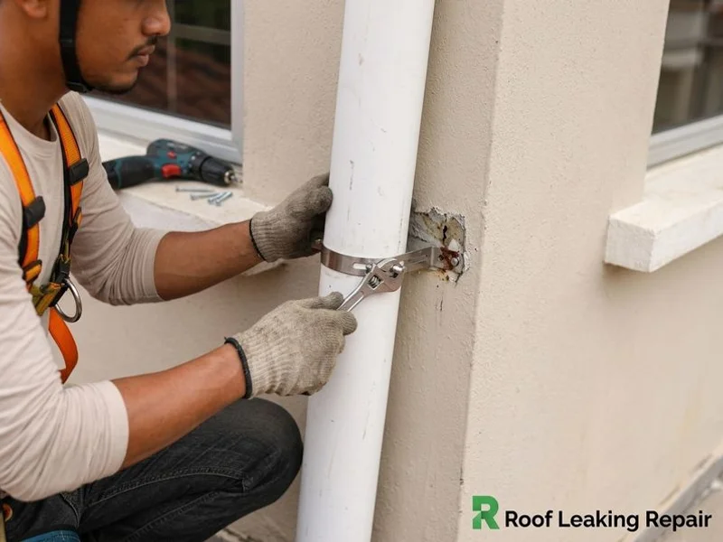 Gutter & Downpipe Repair example