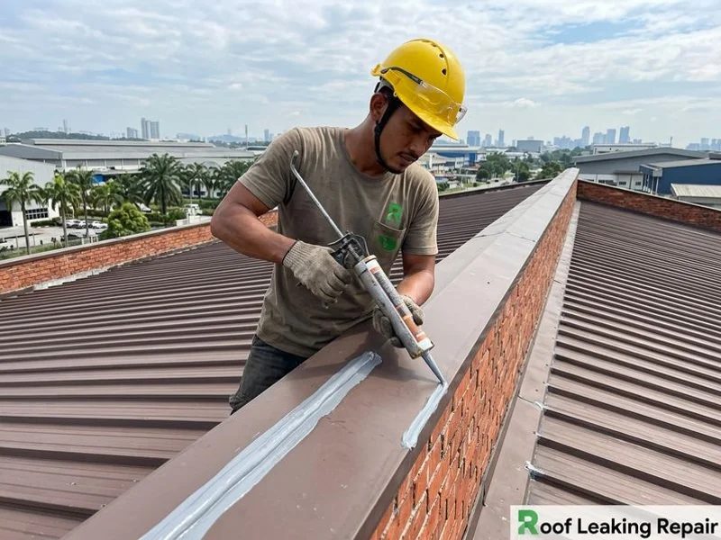 Metal Roof Repair example