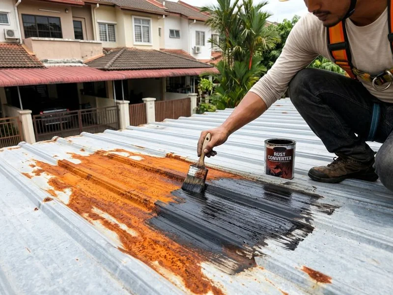 Metal Roof Repair example